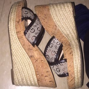 Guess wedged heel sandals 6